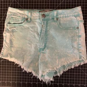High waisted shorts